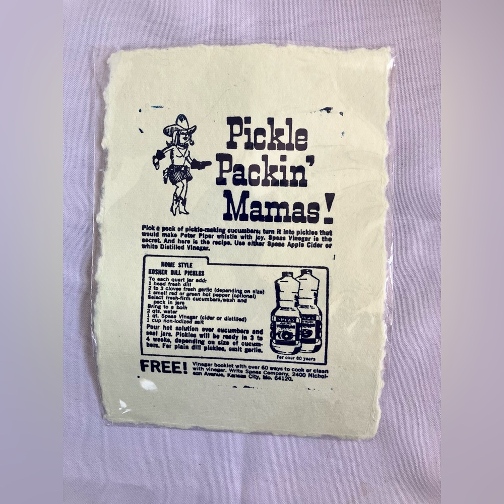 Farmhouse/Country/Vintage “Pickle Lovers” Kitchen Wall Decor OS